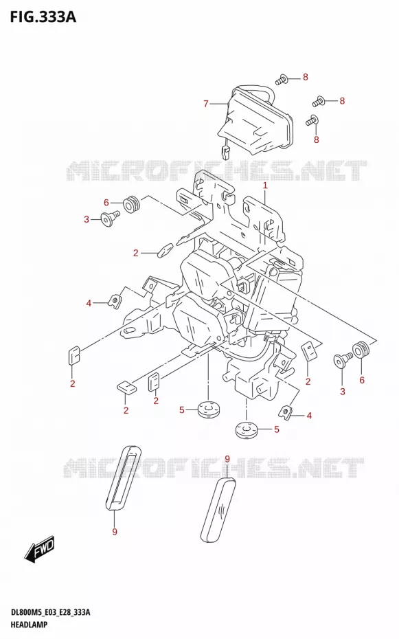 KOPLAMP Suzuki MOTO 800 V-STROM 2025  DL800RQ 2025 M5 (E28)