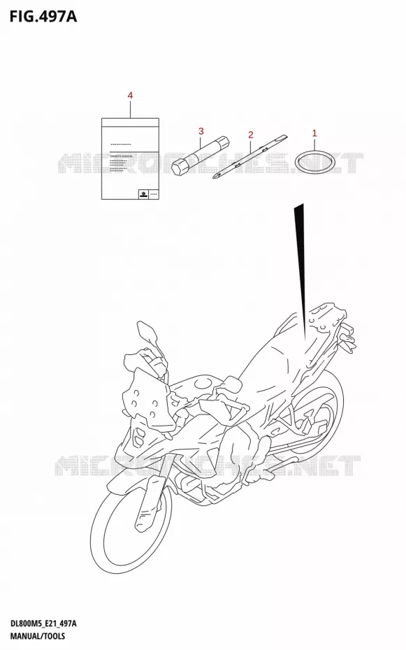 GEBRUIKERSHANDLEIDINGEN - TOOLS Suzuki MOTO 800 V-STROM 2025  DL800RQM5 E21 2025 M5 (E21)