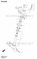 STUURKOLOM voor Suzuki V-STROM 650 2025