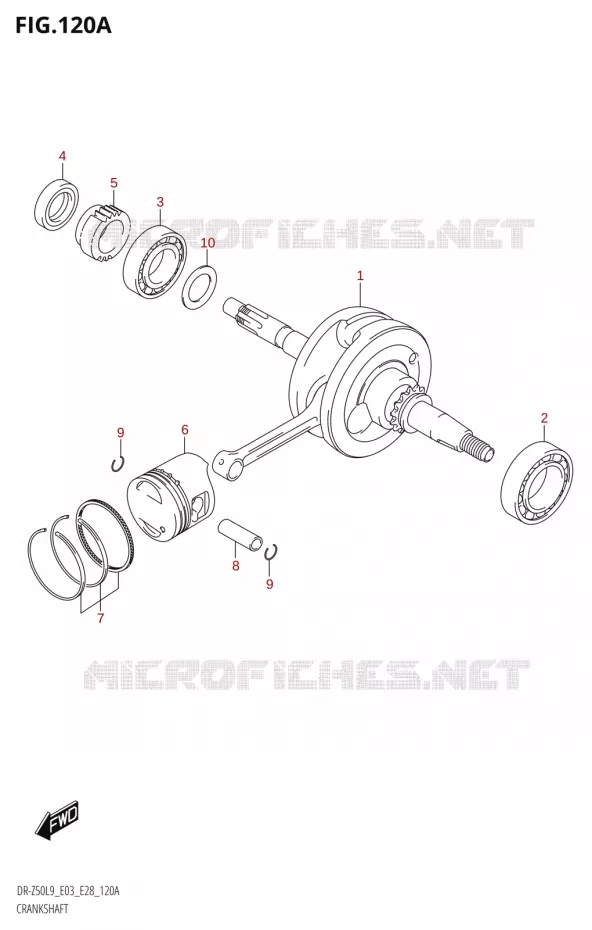 KRUKAS Suzuki MOTO 50 DR 2019  DR-Z50 2019 L9 (E28)
