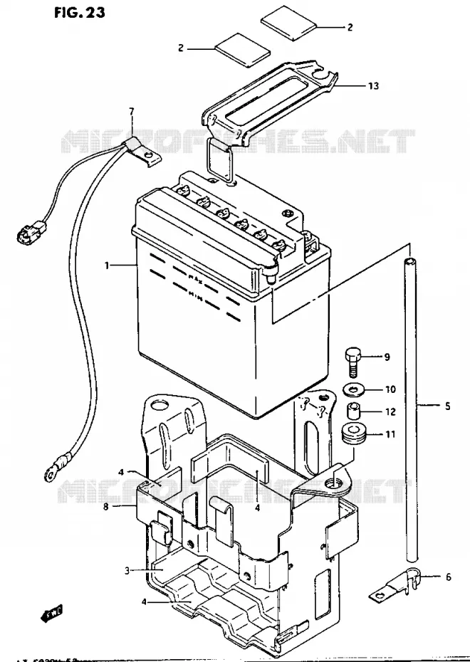 ACCU Suzuki QUAD 230 OZARK 1987  LTF230H(E3)