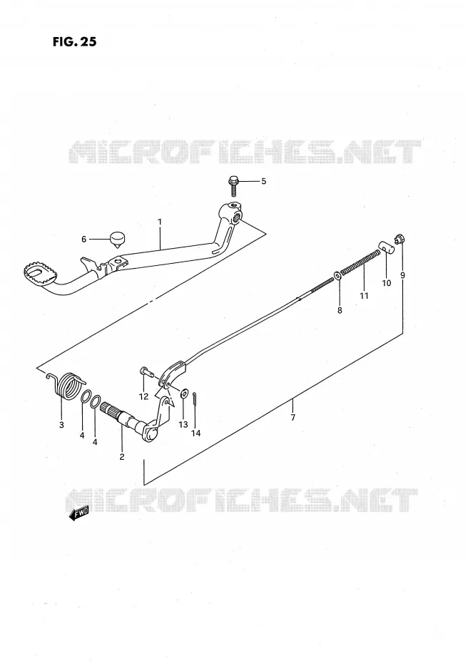 ACHTERREM Suzuki QUAD 160 OZARK 1993  LT-F160P(P28)