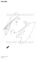 ACHTER KUIP voor Suzuki DR 50 2021