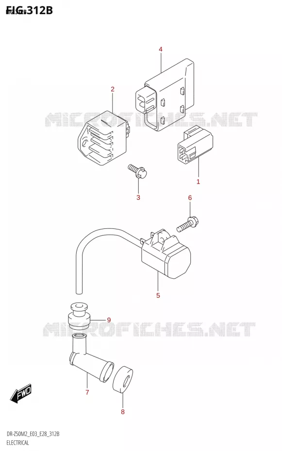 ELEKTRISCH (E28) Suzuki MOTO 50 DR 2022  DR-Z50 2022 M2 (E28)
