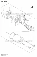 STARTMOTOR voor Suzuki DR 50 2023
