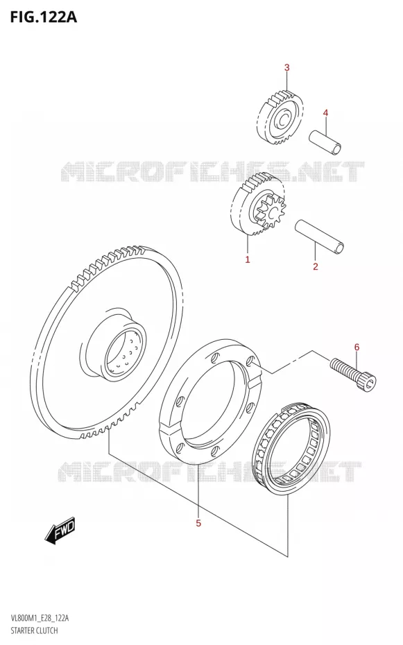 STARTMOTOR KOPPELINGS Suzuki MOTO 800 BOULEVARD 2021  VL800 2021 M1 (E28)