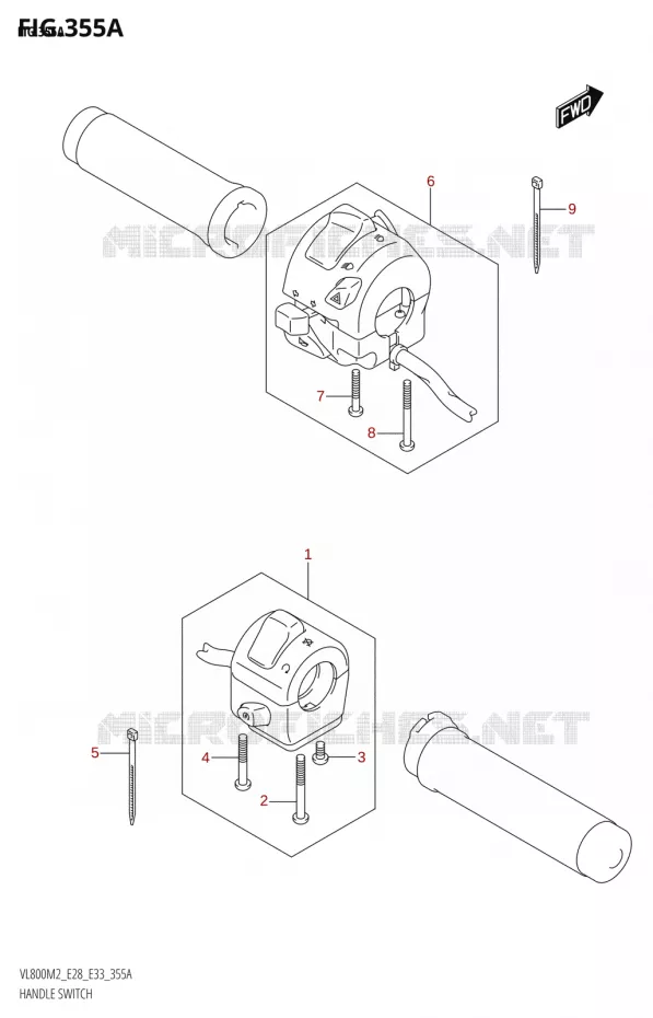SCHAKELAARS Suzuki MOTO 800 BOULEVARD 2022  VL800 2022 M2 (E28)