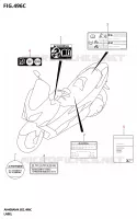 ETIKET (E19) voor Suzuki BURGMAN 400 2024