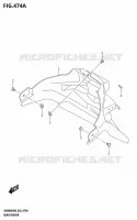 ACHTERSPATBORD voor Suzuki BURGMAN 400 2025