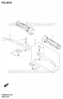 HEFBOMEN   HANDGRIPS voor Suzuki BURGMAN 400 2025