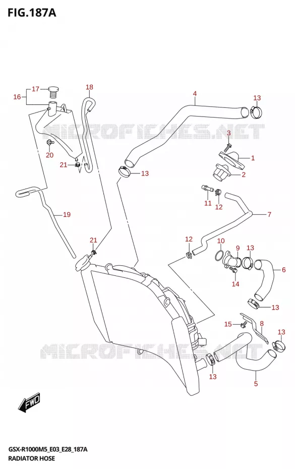RADIATOR SLANG - EXPANSIEVAT Suzuki MOTO 1000 GSX-R 2025  GSX-R1000A 2025 M5 (E28)
