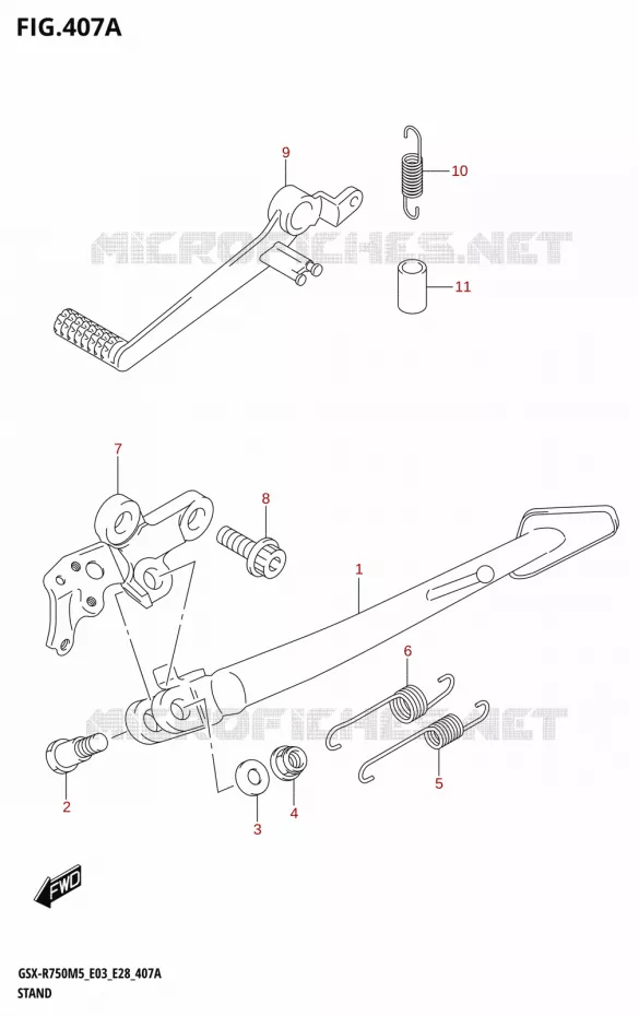 STAND Suzuki MOTO 750 GSX-R 2025  GSX-R750 2025 M5 (E28)