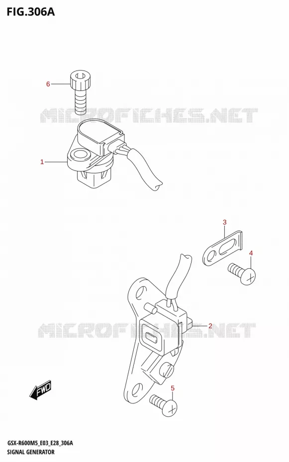 DYNAMO SENSOR Suzuki MOTO 600 GSX-R 2025  GSX-R600 2025 M5 (E28)