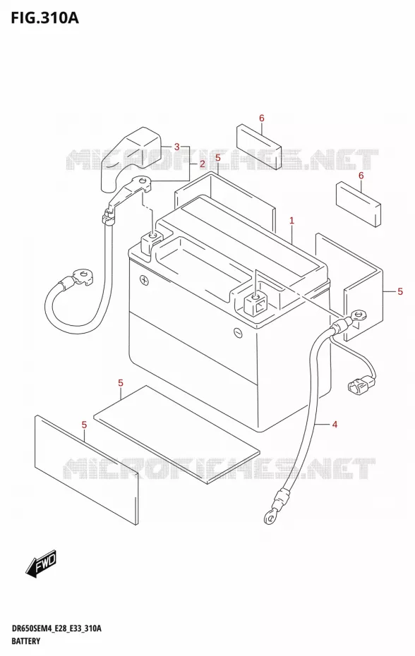 ACCU Suzuki MOTO 650 DR 2024  DR650SE 2024 M4 (E28)