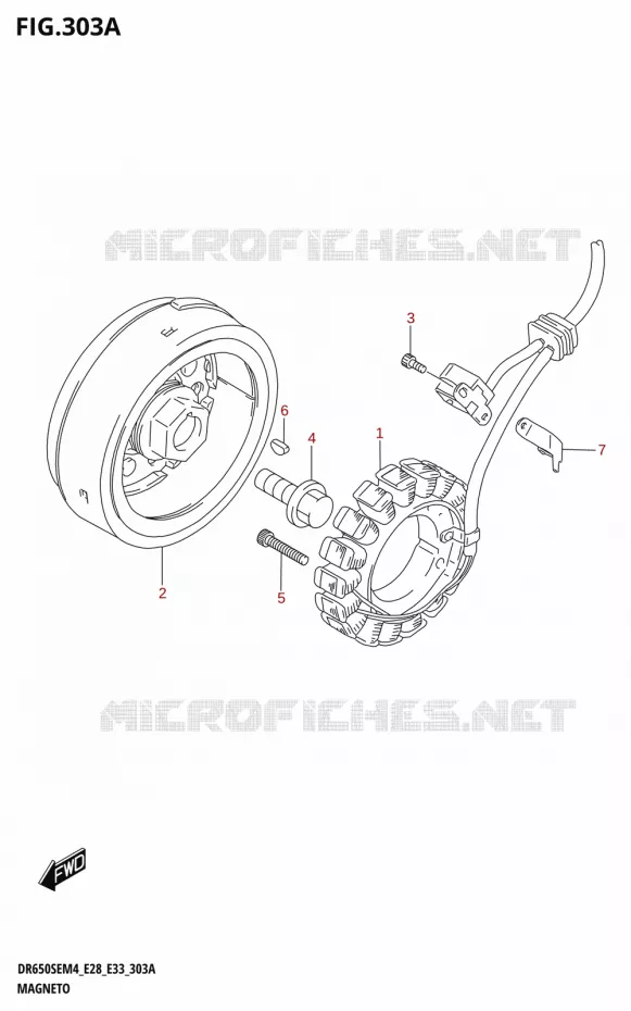 ONTSTEKING Suzuki MOTO 650 DR 2024  DR650SE 2024 M4 (E28)