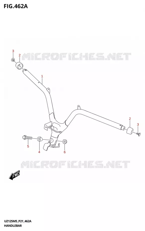 STUUR Suzuki SCOOTER 125 ADDRESS 2025  UZ125M5 P21 2025 M5 (P21)