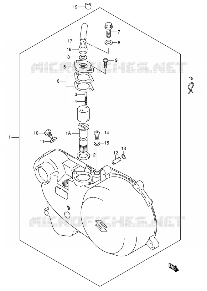 KOPPELINGSUMP - OLIEPOMP Suzuki QUAD 50 MINIQUAD-SPORT 2004  LT-A50K4(P3/P28)