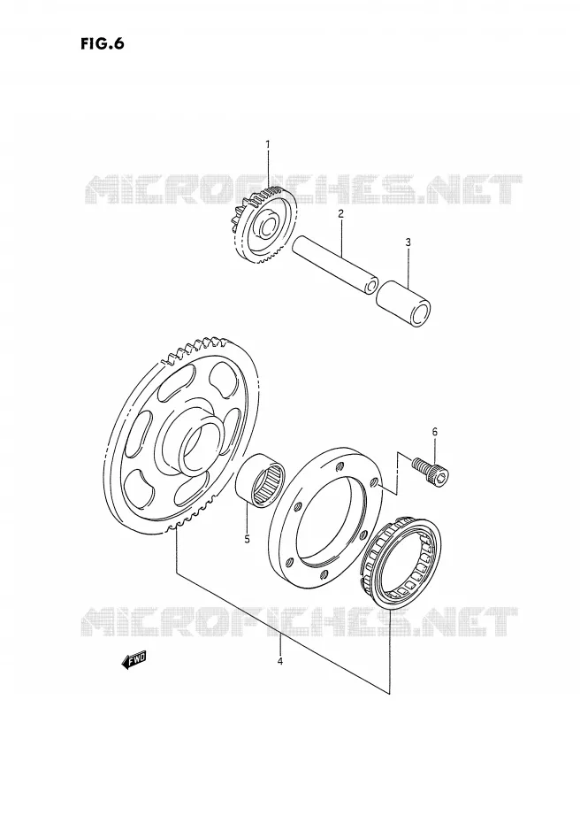STARTMOTOR CLUTCH Suzuki QUAD 300 KINGQUAD 1993  LT-F4WDXP(E2)