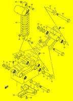 SCHOKBREKER AANEENSCHAKELING (MODEL K5/K6/K7) voor Suzuki QUADSPORT 400 2007