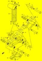 SCHOKBREKER AANEENSCHAKELING (MODELE K3/K4) voor Suzuki QUADSPORT 400 2005