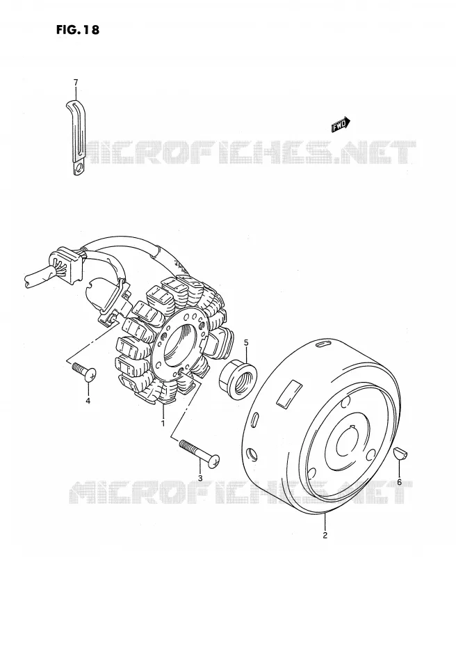 ONTSTEKING Suzuki QUAD 160 OZARK 1991  LT-F160M(P2)