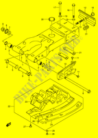 SWINGARM (MODEL K4/K5/K6/K7) voor Suzuki QUADSPORT 400 2005