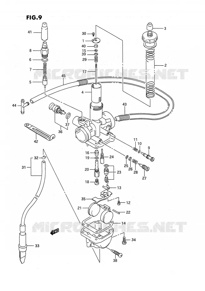CARBURATOR Suzuki QUAD 160 OZARK 1992  LT-F160N(P3)