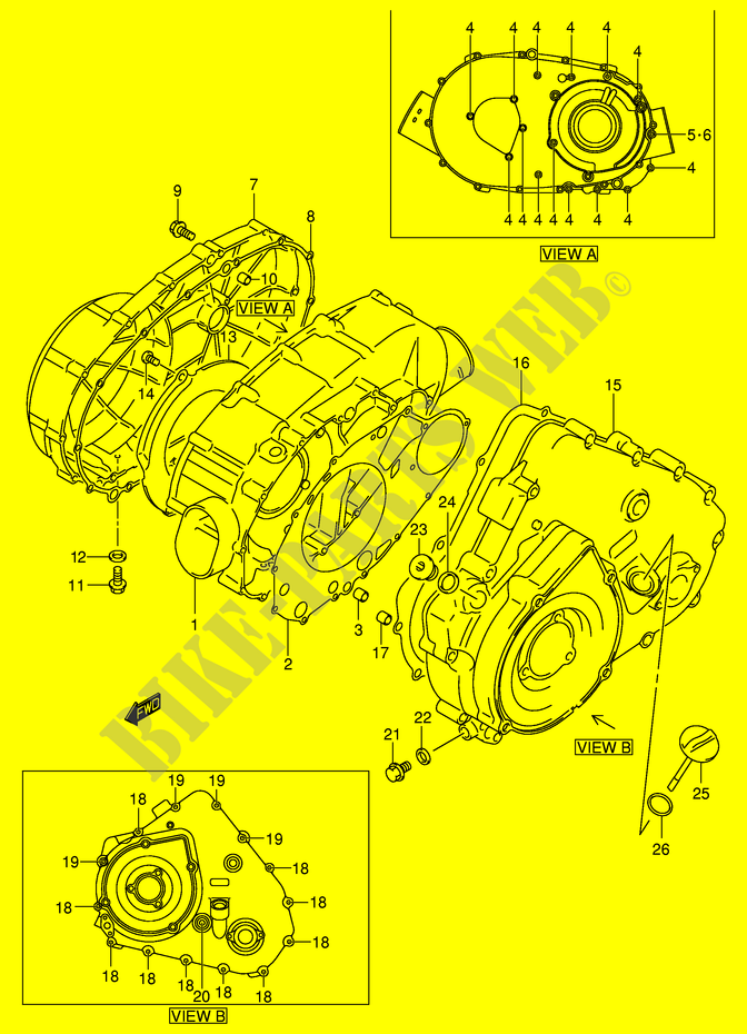 CASING voor Suzuki EIGER 400 2003