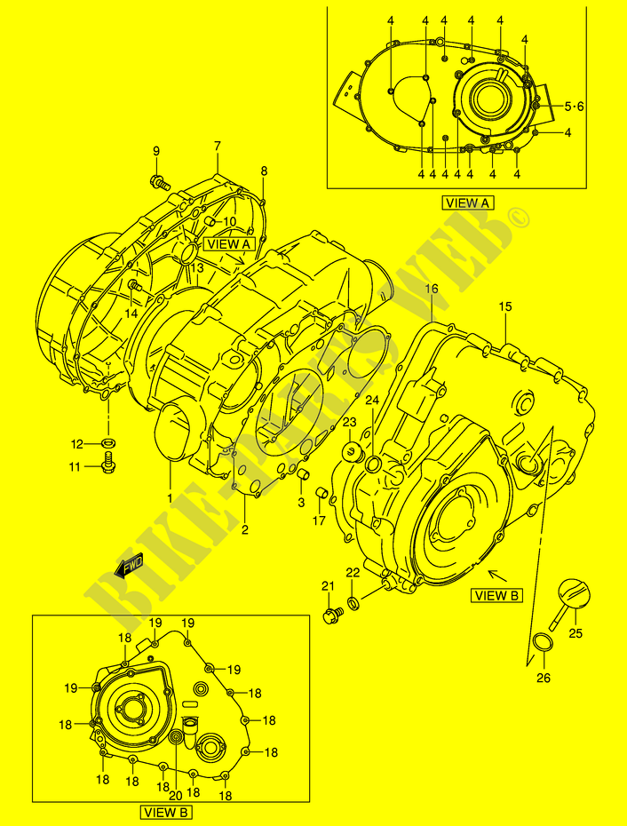CASING voor Suzuki EIGER 400 2003