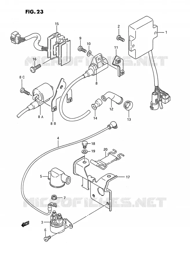 ELEKTRISCH Suzuki QUAD 250 KINGQUAD 1987  LT-F4WDH(E2)