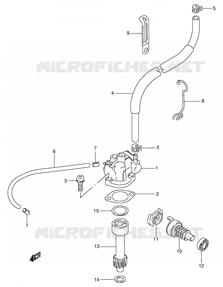 OLIEPOMP Suzuki QUAD 80 QUADSPORT 2000  LT80Y(P3/P28)