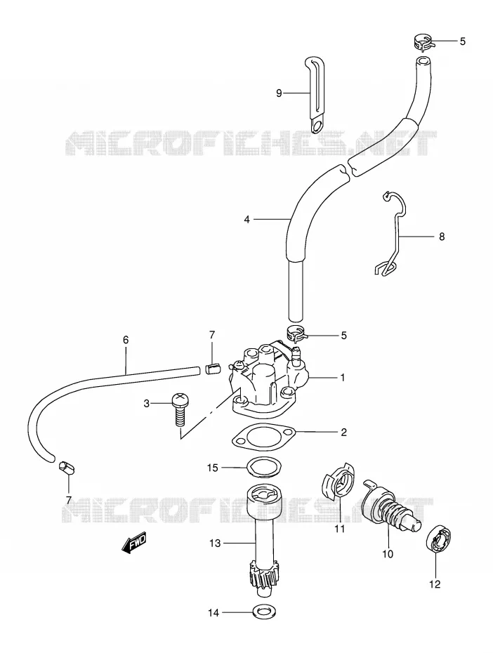 OLIEPOMP Suzuki QUAD 80 QUADSPORT 2002  LT80K2(P1)