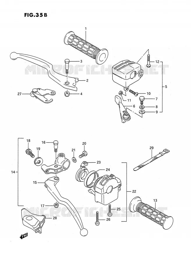 SCHAKELAARS (MODELE L/M/N/P/R E2) Suzuki QUAD 250 OZARK 1994  LT-F250R(E2)