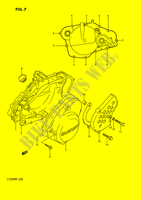 CASING (MODELE H/J/K/L/M/N) voor Suzuki QUADRACER 250 1990