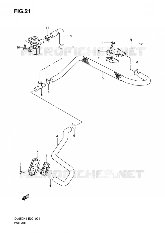 ANTI VERVUILINGS SYSTEM Suzuki MOTO 650 V-STROM 2006  DL650U3K6(E2)