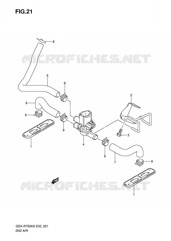 ANTI VERVUILINGS SYSTEM Suzuki MOTO 750 GSX-R 2007  GSX-R750U2K7(E2)