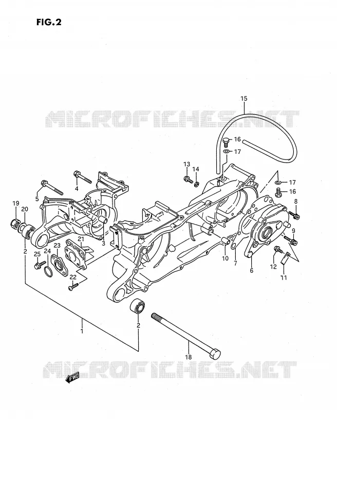 CASING Suzuki QUAD 80 QUADSPORT 1990  LT80L(P28)