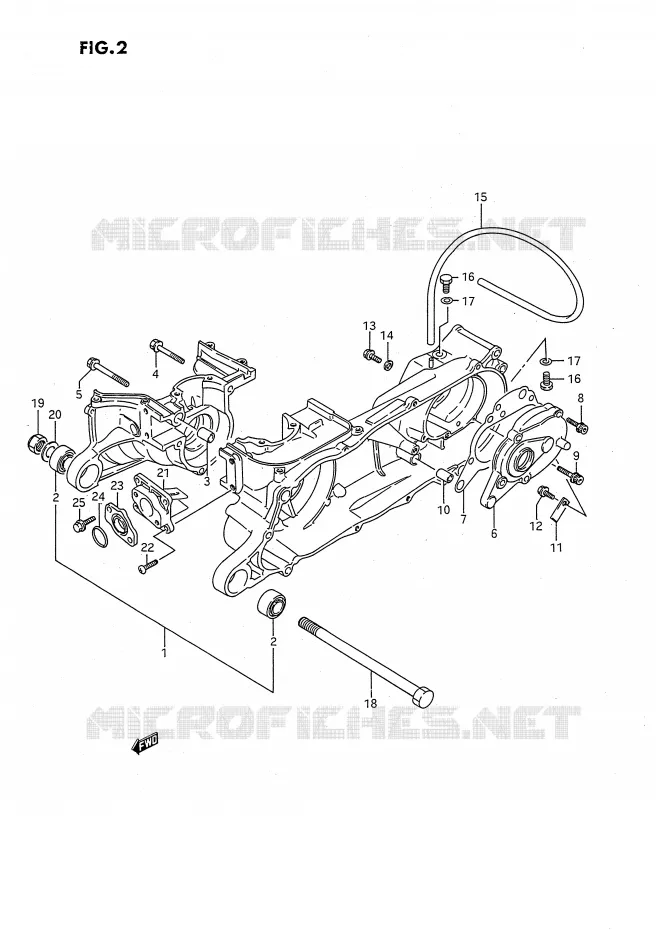 CASING Suzuki QUAD 80 QUADSPORT 1993  LT80P(P1)