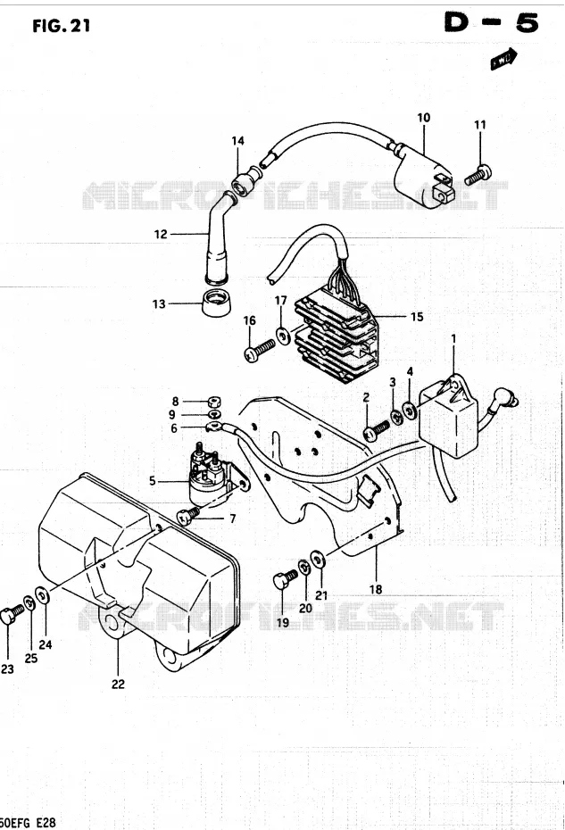 ELEKTRISCH Suzuki QUAD 250 QUADRUNNER 1986  LT250EFG(F/2/G)