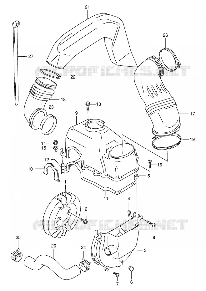 KOELVENTILATOR Suzuki QUAD 80 QUADSPORT 2004  LT80K4(P1)