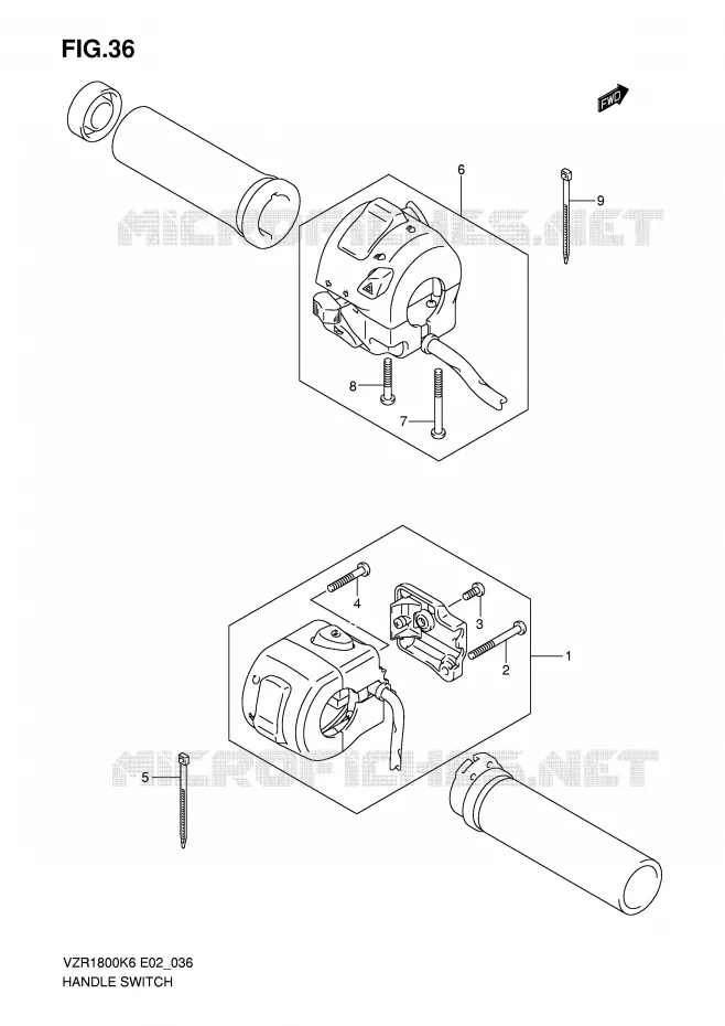 SCHAKELAARS (SEE NOTE) Suzuki MOTO 1800 INTRUDER 2008  VZR1800K8(E2)