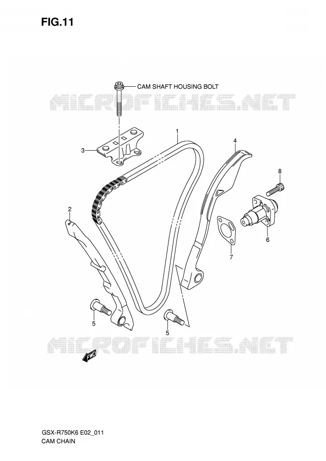 TIMING Suzuki MOTO 750 GSX-R 2006  GSX-R750U2K6(E2)