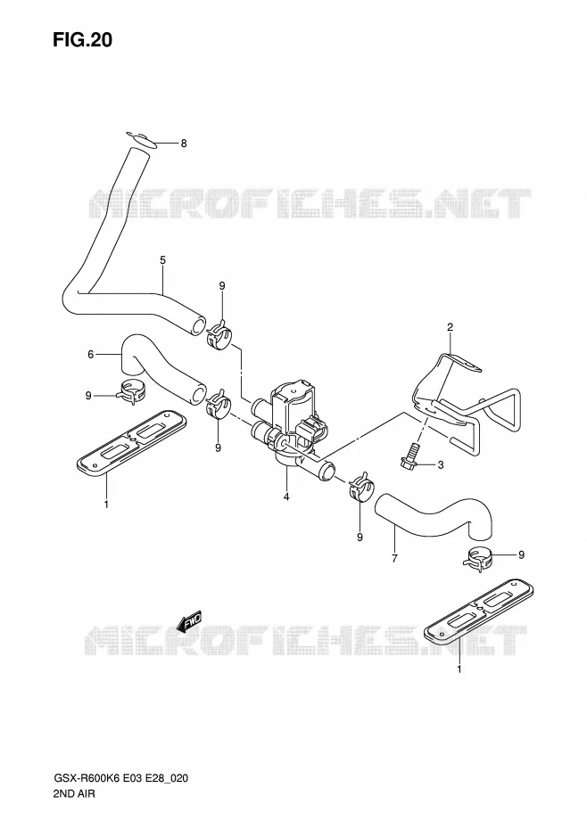 ANTI VERVUILINGS SYSTEM Suzuki MOTO 600 GSX-R 2007  GSX-R600K7(E3/E28)
