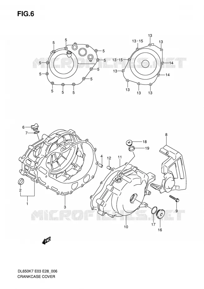 CASING Suzuki MOTO 650 V-STROM 2009  DL650AK9(E3/E28)