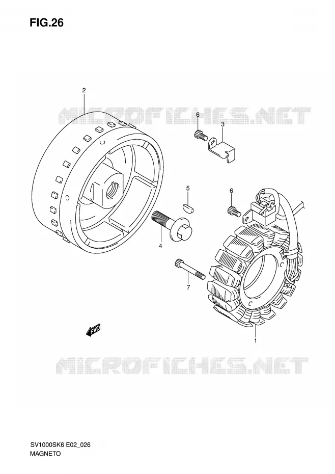 ONTSTEKING Suzuki MOTO 1000 SV 2006  SV1000S2K6(E2)