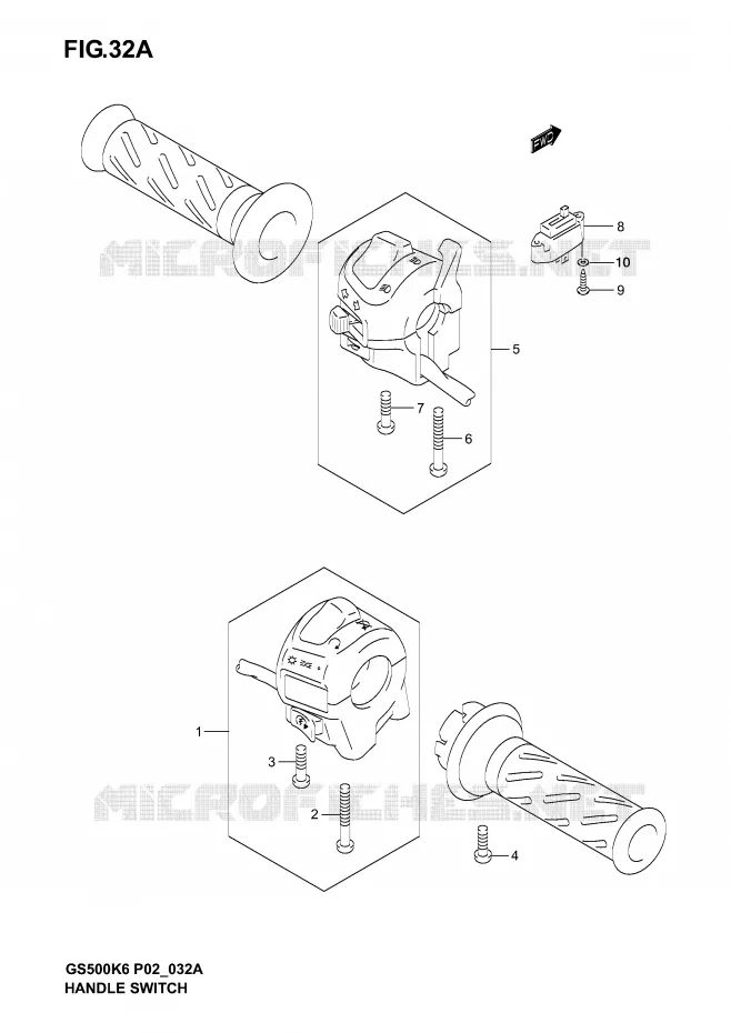 SCHAKELAARS (MODELE K6) Suzuki MOTO 500 GS-F 2006  GS500FUK6(P19)