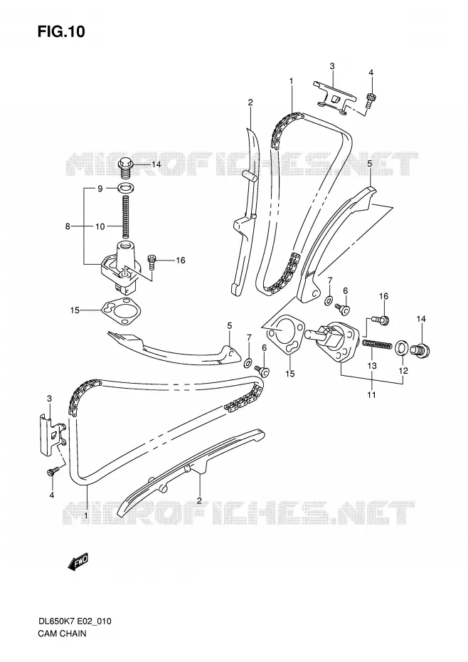 TIMING Suzuki MOTO 650 V-STROM 2009  DL650UEK9(E2)