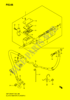 CLUTCH HOOFDREMCILINDER (GSF1250K7/AK7/K8/AK8/K9/AK9) voor Suzuki BANDIT 1250 2008