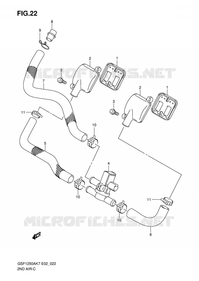 ANTI VERVUILINGS SYSTEM Suzuki MOTO 1250 BANDIT-S 2010  GSF1250SL0(E2)