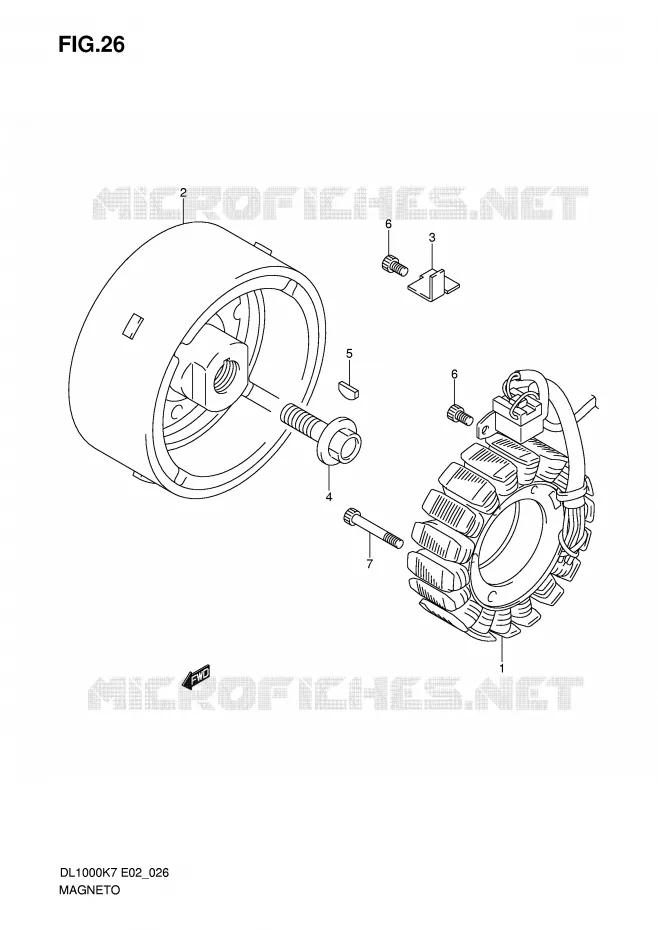 ONTSTEKING Suzuki MOTO 1000 V-STROM 2010  DL1000L0(P37)